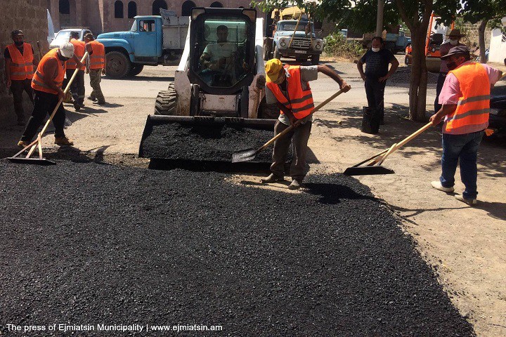 ՄԱՍՆԱԿԻ ԱՍՖԱԼՏԱՊԱՏՄԱՆ, ՓՈՍԱԼՑՄԱՆ ԵՎ ՓՈՍԱՆՈՐՈԳՄԱՆ ԱՇԽԱՏԱՆՔՆԵՐ ԷՋՄԻԱԾՆՈՒՄ