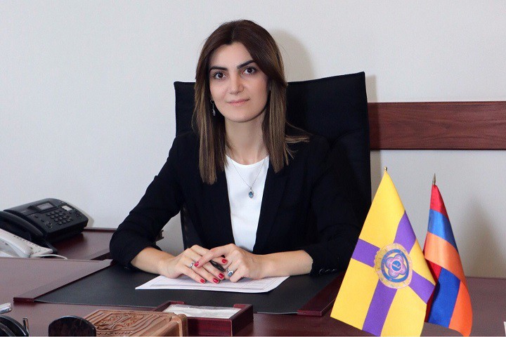 ԷՋՄԻԱԾԻՆ ՀԱՄԱՅՆՔԻ ՂԵԿԱՎԱՐԻ ՊԱՇՏՈՆԱԿԱՏԱՐ ԴԻԱՆԱ ԳԱՍՊԱՐՅԱՆԻ ՇՆՈՐՀԱՎՈՐԱԿԱՆ ՈՒՂԵՐՁԸ ԱՐՑԱԽԻ ՀԱՆՐԱՊԵՏՈՒԹՅԱՆ ՕՐՎԱ ԱՌԹԻՎ